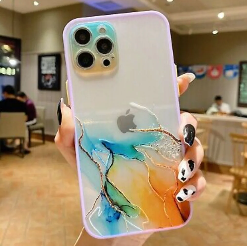 ⚡ 4/$10 Marble Soft Case Cover